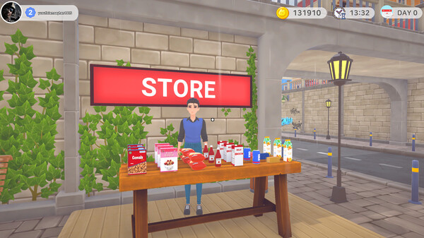 Игра Market Street Tycoon Simulator, скриншот