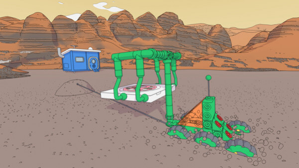 Игра Mars First Logistics, скриншот