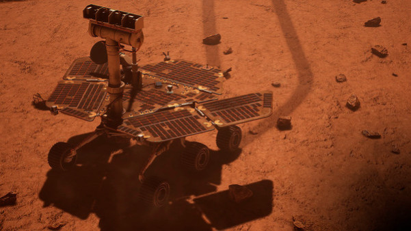 Игра Mars Rover Simulator, скриншот