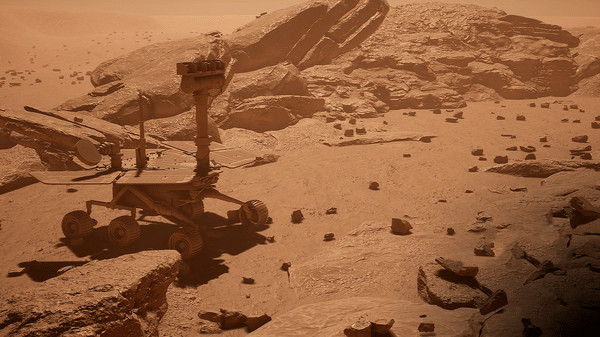 Игра Mars Rover Simulator, скриншот