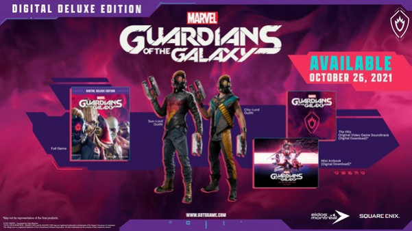 Игра Marvel's Guardians of the Galaxy, скриншот