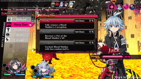 Игра Mary Skelter Finale, скриншот