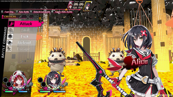 Игра Mary Skelter Finale, скриншот
