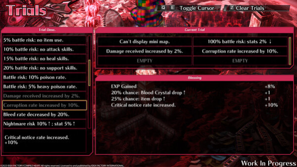 Игра Mary Skelter Finale, скриншот