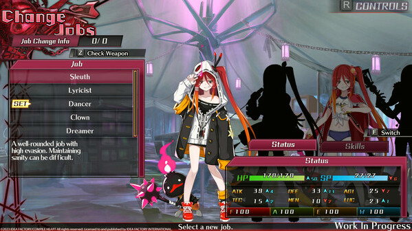 Игра Mary Skelter Finale, скриншот