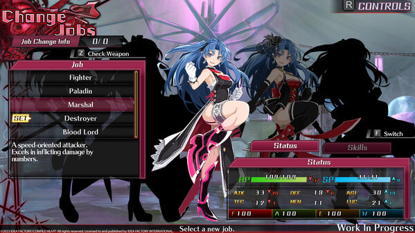 Игра Mary Skelter Finale, скриншот