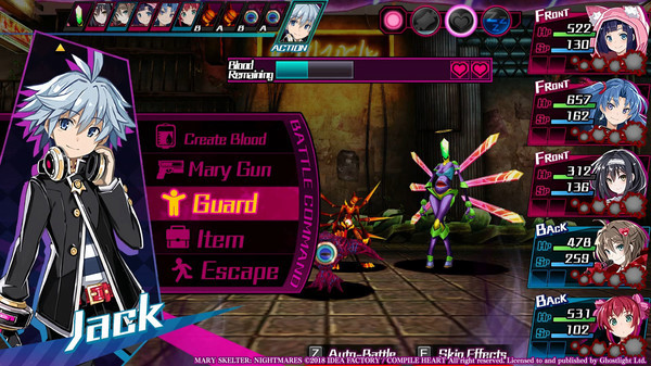 Игра Mary Skelter: Nightmares, скриншот