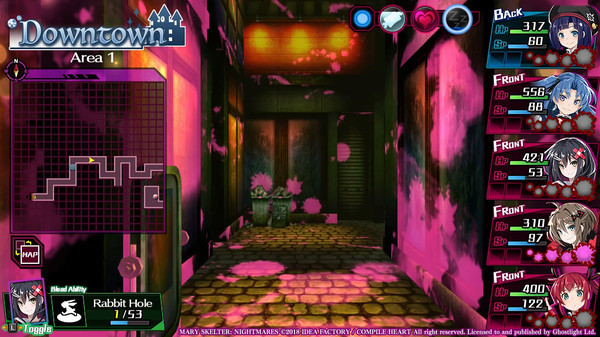 Игра Mary Skelter: Nightmares, скриншот