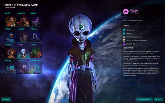Игра Master of Orion, скриншот
