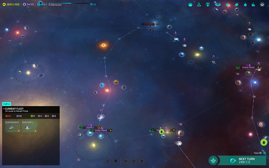 Игра Master of Orion, скриншот