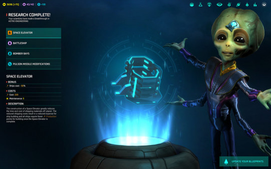 Игра Master of Orion, скриншот
