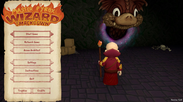 Игра Master Pyrox Wizard Smackdown, скриншот
