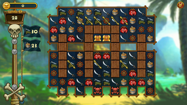 Игра Match Three Pirates! Heir to Davy Jones, скриншот