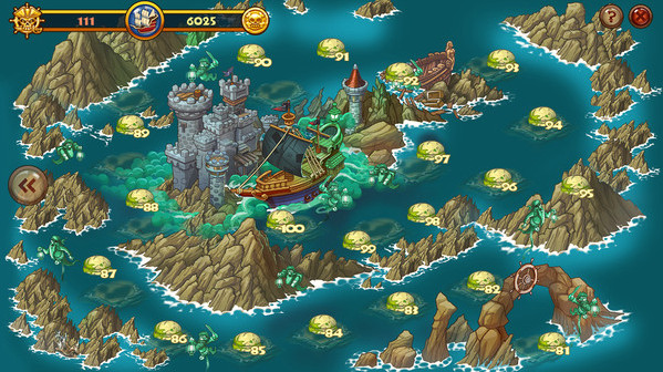 Игра Match Three Pirates! Heir to Davy Jones, скриншот