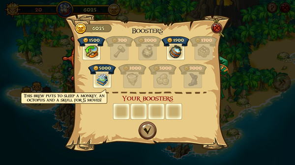 Игра Match Three Pirates! Heir to Davy Jones, скриншот