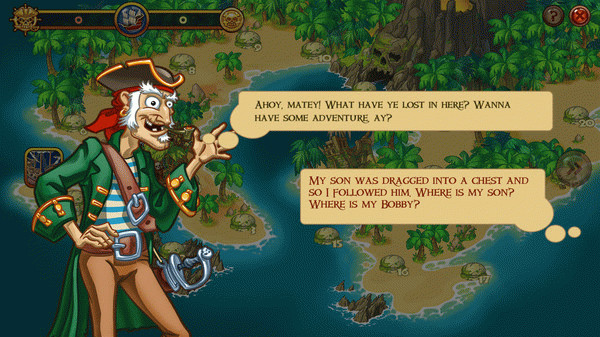 Игра Match Three Pirates! Heir to Davy Jones, скриншот