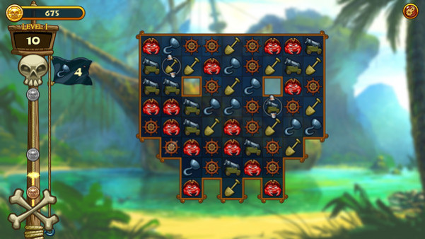 Игра Match Three Pirates! Heir to Davy Jones, скриншот
