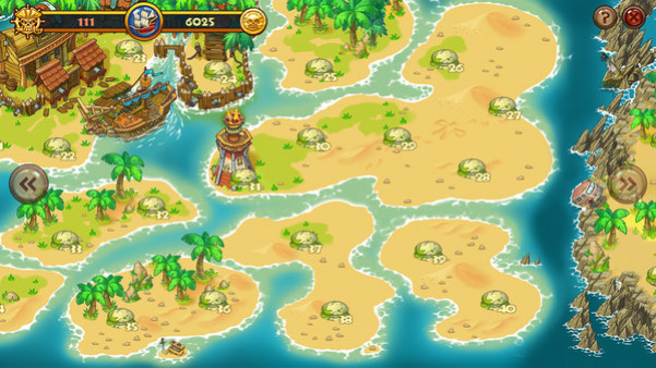 Игра Match Three Pirates! Heir to Davy Jones, скриншот