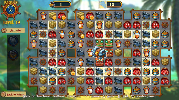 Игра Match Three Pirates II, скриншот