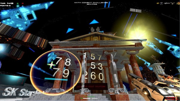 Игра Math Combat Challenge, скриншот