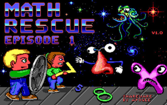 Игра Math Rescue, скриншот