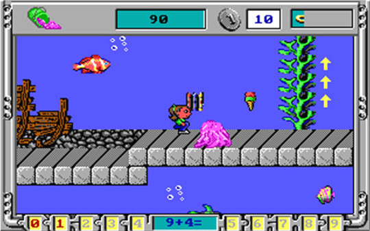 Игра Math Rescue, скриншот