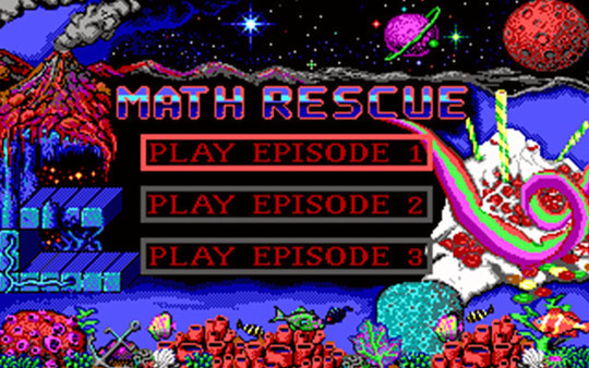 Игра Math Rescue, скриншот