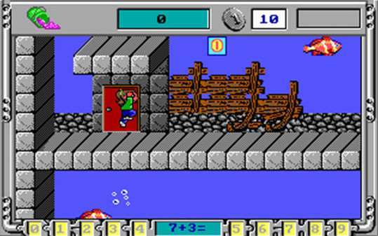 Игра Math Rescue, скриншот