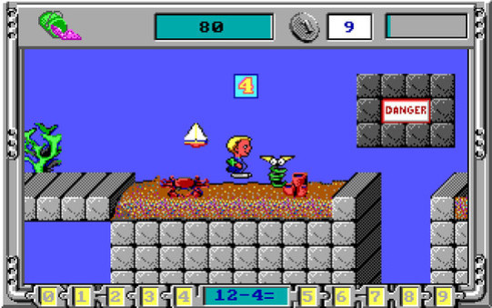 Игра Math Rescue, скриншот
