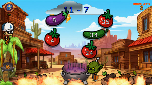 Игра Math4TopDogs, скриншот