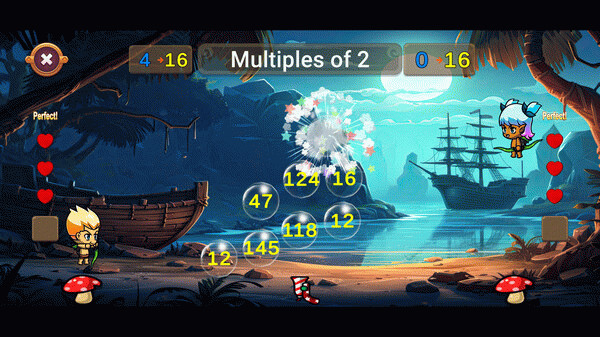 Игра Math4TopDogs, скриншот