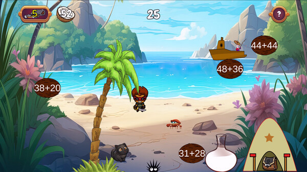 Игра Math4TopDogs, скриншот