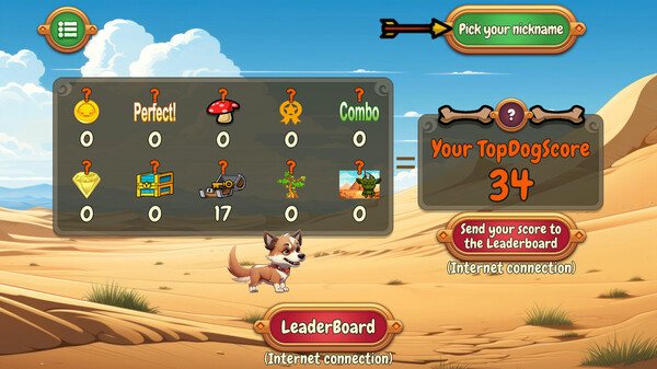 Игра Math4TopDogs, скриншот