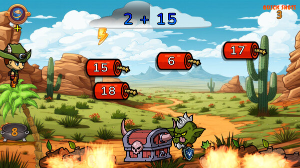 Игра Math4TopDogs, скриншот