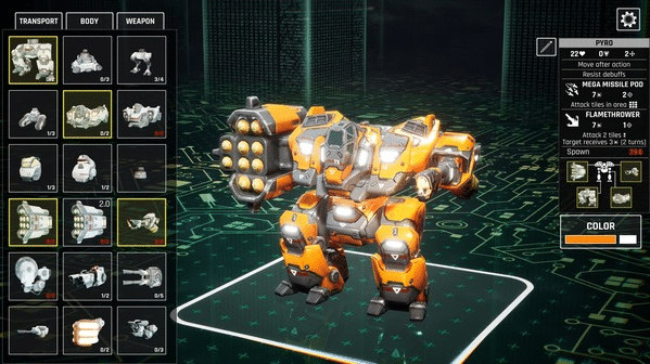 Игра Mech Armada, скриншот