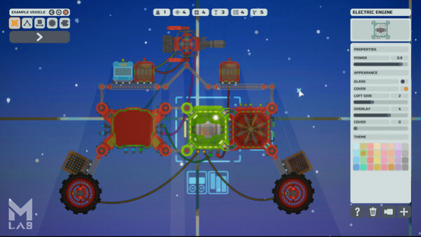 Игра Mechanical Lab, скриншот