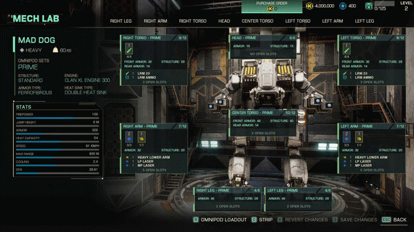 Игра MechWarrior 5: Clans, скриншот