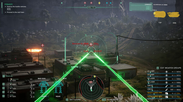 Игра MechWarrior 5: Clans, скриншот