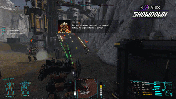 Игра MechWarrior 5: Mercenaries - Solaris Showdown, скриншот
