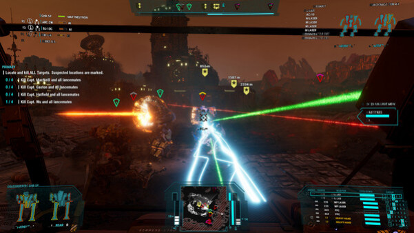 Игра MechWarrior 5: Mercenaries - The Dragon's Gambit, скриншот