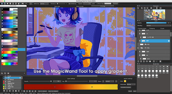 Игра MediBang Paint for Desktop, скриншот