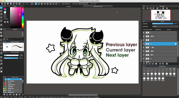 Игра MediBang Paint for Desktop, скриншот