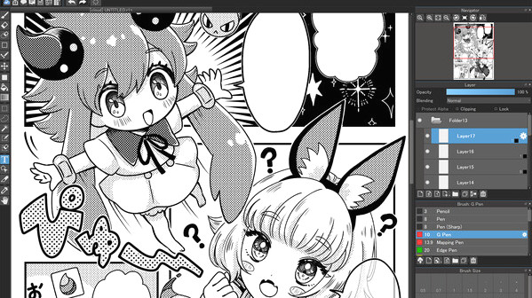 Игра MediBang Paint for Desktop, скриншот