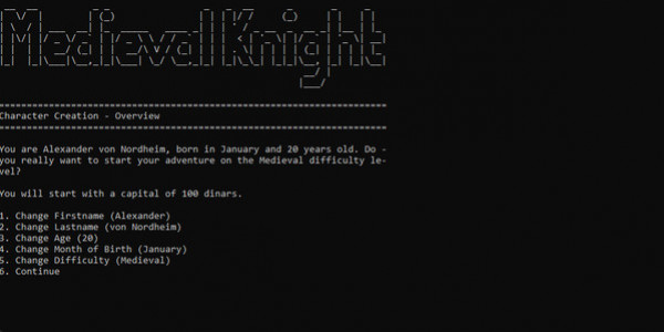 Игра Medieval Knight, скриншот