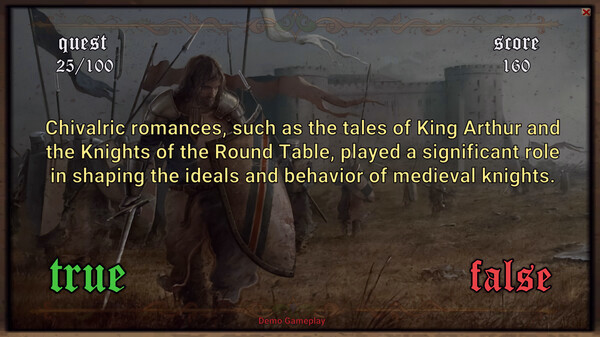 Игра Medieval Questionnaire, скриншот