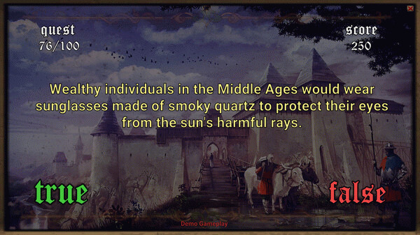 Игра Medieval Questionnaire, скриншот