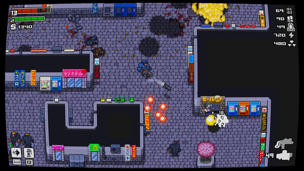 Игра Mega City Police, скриншот