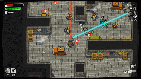 Игра Mega City Police, скриншот