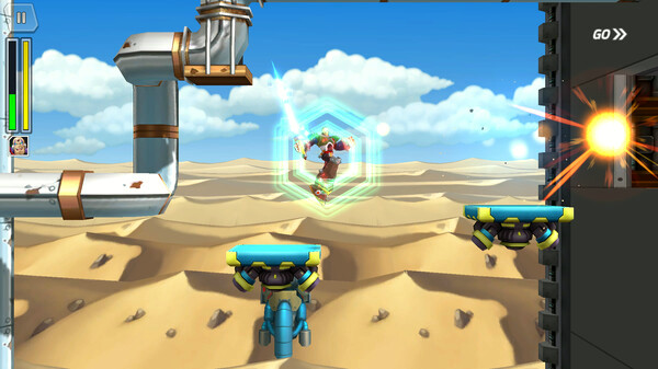 Игра MEGA MAN X DiVE Offline, скриншот