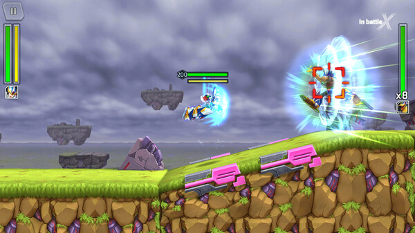 Игра MEGA MAN X DiVE Offline, скриншот